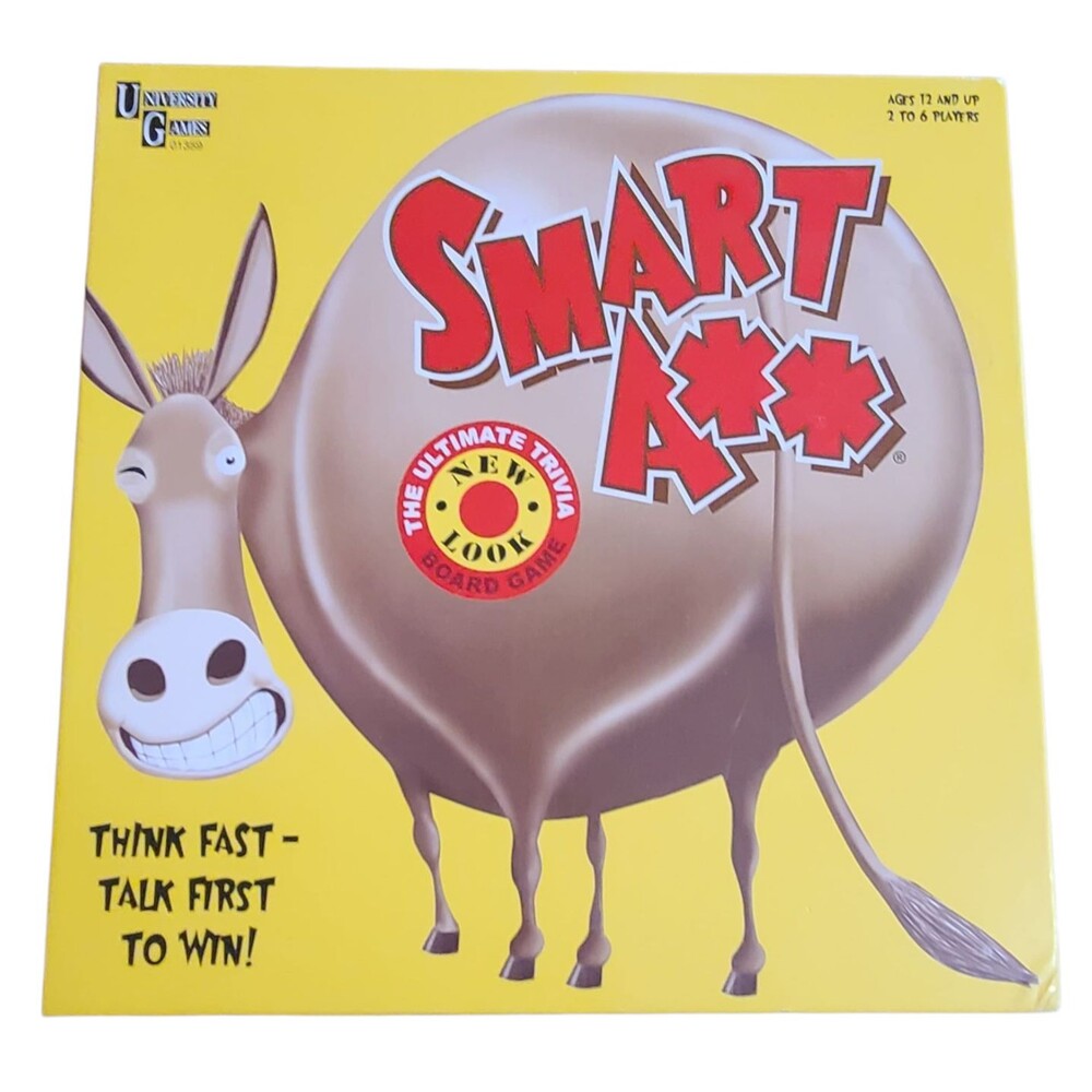 Smart A$$ Game Ultimate Trivia Board Game University Games Corp